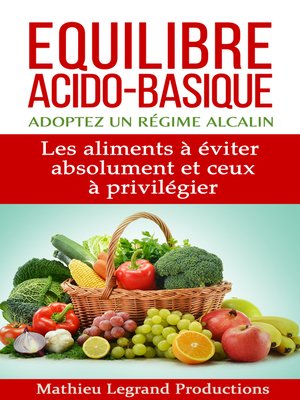 cover image of Equilibre acido basique--Adoptez un régime alcalin -
